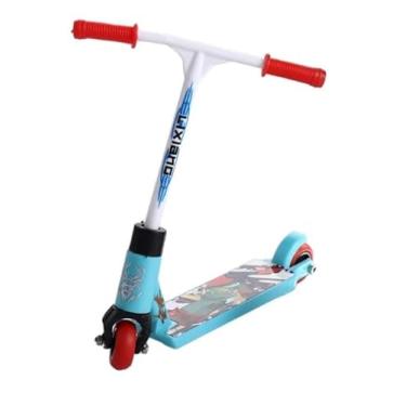 Imagem de Mini brinquedos de dedo de duas rodas, acessórios para quadro de dedo para skate, brinquedo de dedo para lembrancinhas de festa, treinamento de dedos, skates (azul)