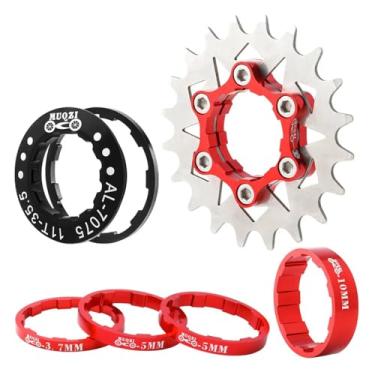 Imagem de ZOCKZ Roda dentada de cassete de velocidade única 12/13/14/15/16/17/18/19/20/21/22T MTB Kit de conversão de velocidade única bicicleta roda dentada de cassete de bicicleta de velocidade única para