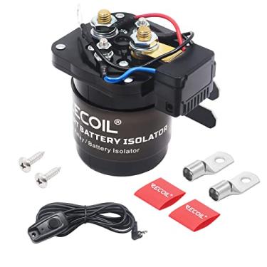 Imagem de RECOIL Isolador de Bateria Inteligente 500A Controlado por Microprocessador Srl500 e Relé de Partida de Alta Corrente, Relé Inteligente de Detecção Dupla, com Terminais de Anel