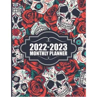 Imagem de 2022-2023 Monthly Planner: 2 Years of Planning With Federal Holidays | A4-2 Year Monthly Planner/Calendar/Schedule - To Do List - 24 Months ... 2022 Up To December 2023 | Cool Skull Cover