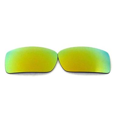 Imagem de GALAXYLENSE Lentes de reposição para Oakley Gascan Várias Cores Polarizadas (Dourado, Dourado)