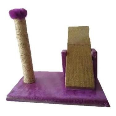 Imagem de Arranhador Para Gatos Mini Poste Com Gangorra - Akara Do Gato