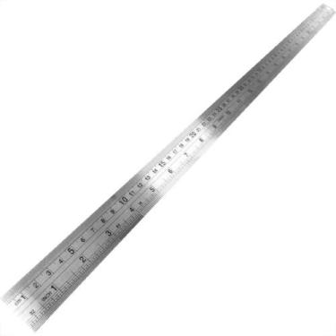 Imagem de Regua Aco Inox Brasfort 60Cm - BRASFORT / BRAFT
