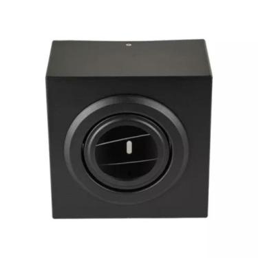 Imagem de Plafon Ar70 Sem Lampada Quadrado Direcionável Preto. - Avant
