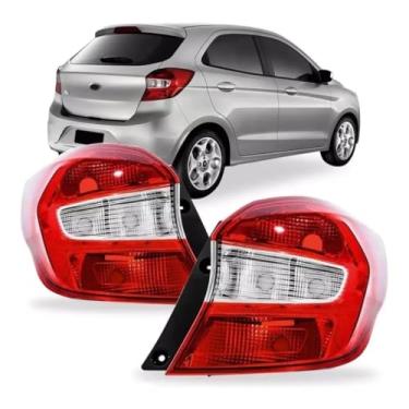 Imagem de Lanterna Traseira Ford Ka Hatch 2015 2016 2017 2018 Cristal Lado Direito