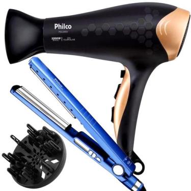Imagem de Secador De Cabelo Philco Profissional 2200w Ions Ar Quente Frio Stilo 