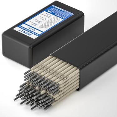 Imagem de ANDELI Vara de soldagem eletrodos de aço carbono acessórios de soldagem equipamento de soldagem a arco (hastes de soldagem, E6011 4,5 kg, 1/20.3 cm)