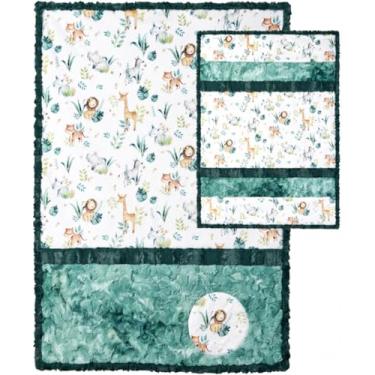 Imagem de Shannon FABRICS Kit de colcha Minky Lullaby Jungle Rumble Cuddle
