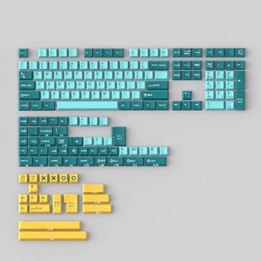 Imagem de Conjunto de 172 teclas Doubleshot com perfil cereja retrô para teclado mecânico ISO/ANSI 61/64/87104/108 Cherry Mx Switchs