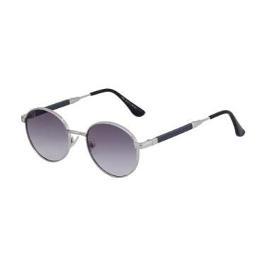 Imagem de HPIRME Óculos de sol Steampunk de metal, masculino e feminino, redondo, vintage, UV400, como na imagem C4, tamanho único