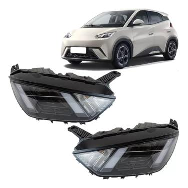 Imagem de Par Farol Full Led Dianteiro Byd Mini Dolphin 2024 2025 Novo