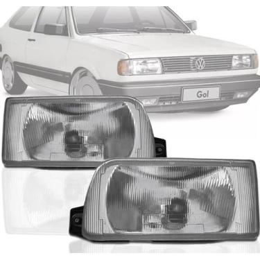 Imagem de Farol gol 90 91 92 93 1994 quadrado - Sbc peças, Esquerdo