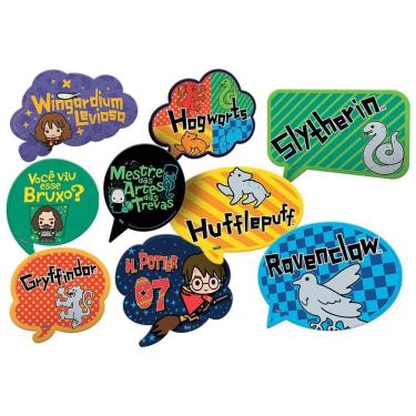 Imagem de Plaquinhas Divertidas Harry Potter Kids - 9 Unidades