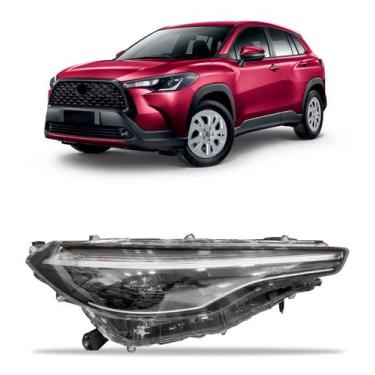 Imagem de Farol Elétrico C/ Motor Corolla Cross 2021 2022 - TYC, Direito