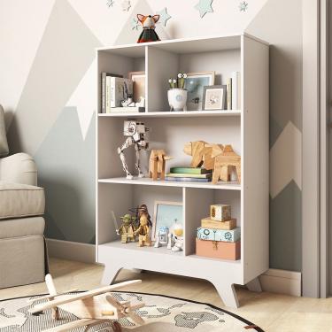 Imagem de Estante 5 Nichos mdf Retrô Móveis Peroba