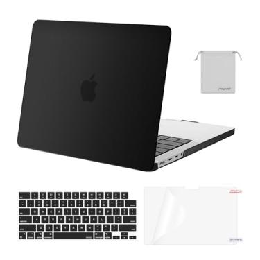 Imagem de MOSISO Compatível com MacBook Pro 14 polegadas 2025 2024 2023 2022 2021 M5 M4 M3 M2 M1 A3434 A3112 A3185 A3401 A2918 A2992 A2779 A2779 2442, Capa rígida, capa de teclado, película de tela e bolsa