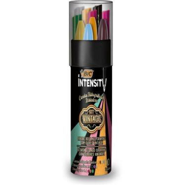 Imagem de Caneta Com Ponta Porosa Intensity Vintage Com 10 - Bic