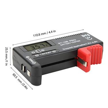 Imagem de Testador de Capacidade de Bateria Digital Com Exibição de LCD para Teste de Bateria de Lítio, 1,2V-4.8V e 9V