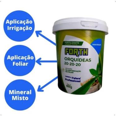 Imagem de Fertilizante Adubo Forth Orquídeas Manutenção 400g 20-20-20