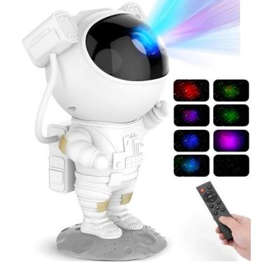 Imagem de Projetor Luminaria De Mesa estrelas Nebulosa Astronauta - ZEM