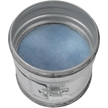 Imagem de Vent Systems Filtro de ar em linha de 15 cm - Filtro de duto - Sistema purificador de filtragem classe G4 com tela de malha de aço - Filtros de ventilação para coleta de poeira/purificação de ar