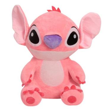 Imagem de Boneco Pelúcia Stitch Angel 23cm Super Macio Premium - Toys 2U