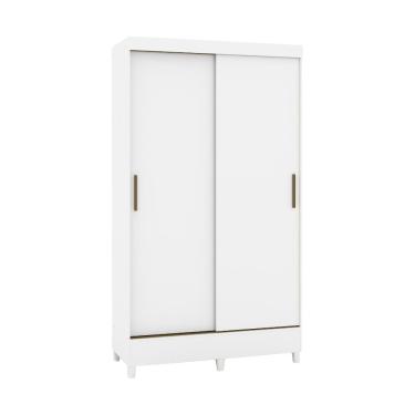 Imagem de Guarda-roupa Santos Andirá Fit 2 Portas, 2 Gavetas com Cabideiro e Maleiro Solteiro – 106,6 cm de largura