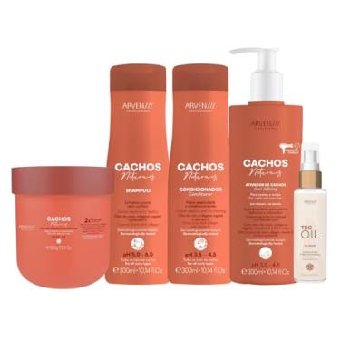 Imagem de Arvensis Vegan Professional, Kit Tratamento Cachos + Máscara 2x1 + Óleo Tec Oil Arvensis