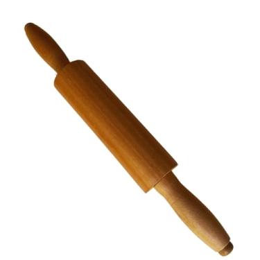 Imagem de Rolo de Madeira para Massas | Profissional Manopla Móvel