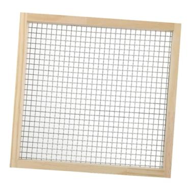 Imagem de WeiLaiKeQi Jardim Solter peneirador de caneta sujeira equipamento de madeira Multifunction Garden Soil Mesh Gardening Tool para plantio de quintal, Diâmetro Do Orifício 5mm