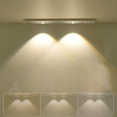 Imagem de Iluminação de parede interna recarregável por USB regulável com sensor de movimento controle remoto preto moderno arandelas de parede de sucção magnética de alumínio ajustável para leitura de