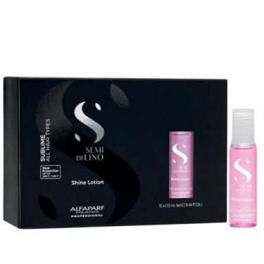 Imagem de Ampola Semi Di Lino Shine Lotion Alfaparf 12 Unidades 13ml Hidratação 