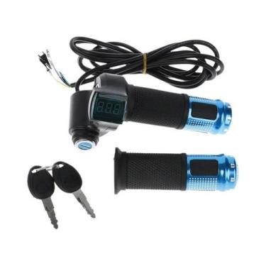 Imagem de Acelerador Universal para Bicicleta Elétrica com Display LCD, Azul