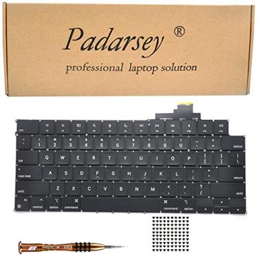Imagem de Pardarsey Teclado de substituição compatível com laptop MacBook Air M2 Retina 34.5 cm A2681 2022 anos MLY33LL/A MLY43LL/A Azul escuro (meia-noite) US Layout com parafusos de teclado e chave de fenda