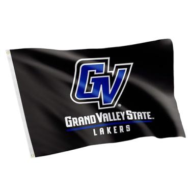 Imagem de Desert Cactus Bandeira GVSU da Grand Valley State University - Banner Lakers de 9,5 x 1,5 m, tecido durável interno/externo, design 100% poliéster (estilo 1a)