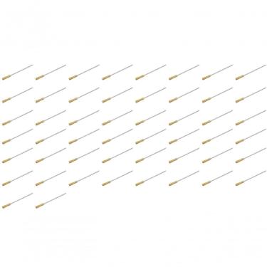 Imagem de 50 Mini Espeto Churrasco Coraçao Inox 39 Cm Churrasquinho