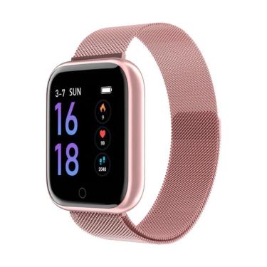Imagem de Smartwatch Esportivo T80 Bluetooth Android E Ios Rosa