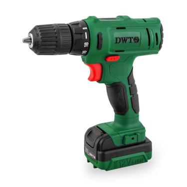 Imagem de Parafusadeira Furadeira A Bateria Dwt Pfd120 Com Maleta E Acessórios Bivolt (110v E 220v)