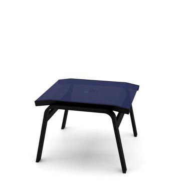 Imagem de Apoio De Pé Riviera Alumínio Preto Tela Azul