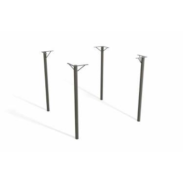 Imagem de Base Mesa De Jantar Elba M057 S/ Tampo Bronze - Kappesberg
