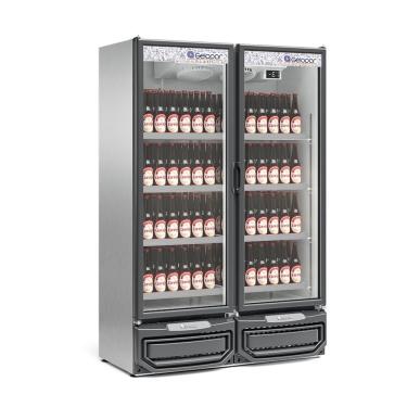 Imagem de Refrigerador Expositor Vertical 957 Litros Inox 220v Gelopar Gcbc-950 Ti