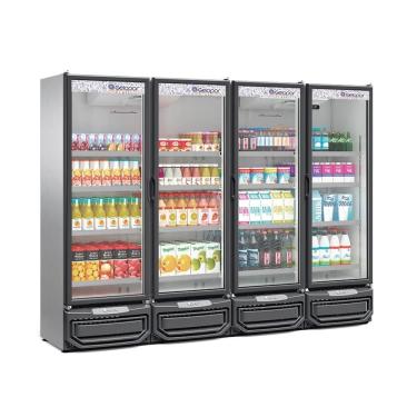 Imagem de Refrigerador Expositor Vertical 1950 Litros Inox 220v Gelopar Gcvr-1950 Ti