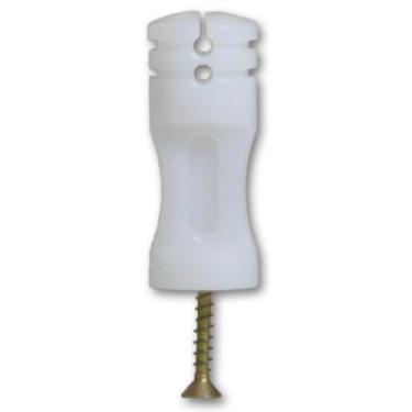 Imagem de Isolador Branco Simples Haste de Cerca Elétrica Hombrus 100 unidades