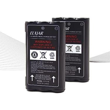 Imagem de Lunggwey Bateria De Reposição (Pacote Com 2) 7,5 V 1200 Mah Ni-Mh Para Hnn9018A, Hnn9018Ar, Hnn9018Br, Compatível Rádios Bidirecionais Motorola Sp21, Sp50, P10 E Ht10
