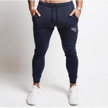 Imagem de Calça Jogger Masculina, Azul marinho, M