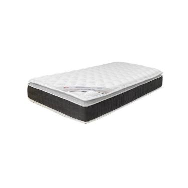 Imagem de Colchão Solteiro Molas New Tecnopedic Pillow 88x188 Castor Cinza
