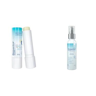 Imagem de Kit Bepantol Labial FPS 50 4,5g + Hidratante Corporal e Facial Spray 50ml