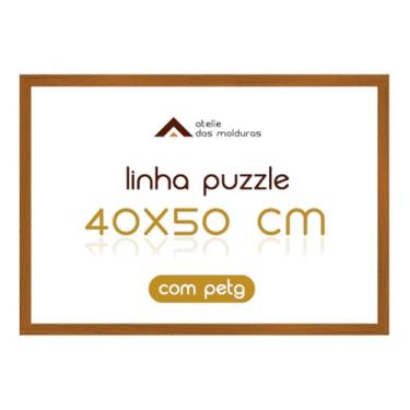 Imagem de Moldura para Diploma Poster Imagem Foto 40x50 com Proteção Petg (Caramelo)