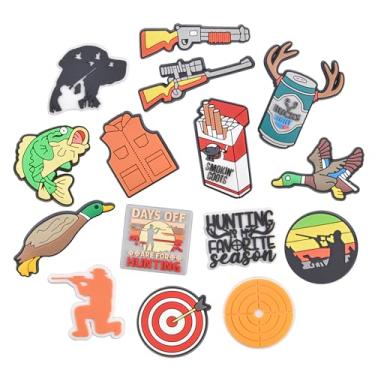 Imagem de Pingentes femininos masculinos esportivos para crianças, meninos, meninas, sapatos de pesca, decoração, beisebol, basquete, acessórios, Plástico, Sem Pedra Preciosa