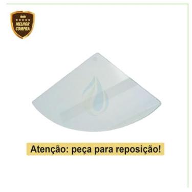 Imagem de Vidro Para Porta Shampoo De Canto Incolor *Para Reposição* - Malu Meta